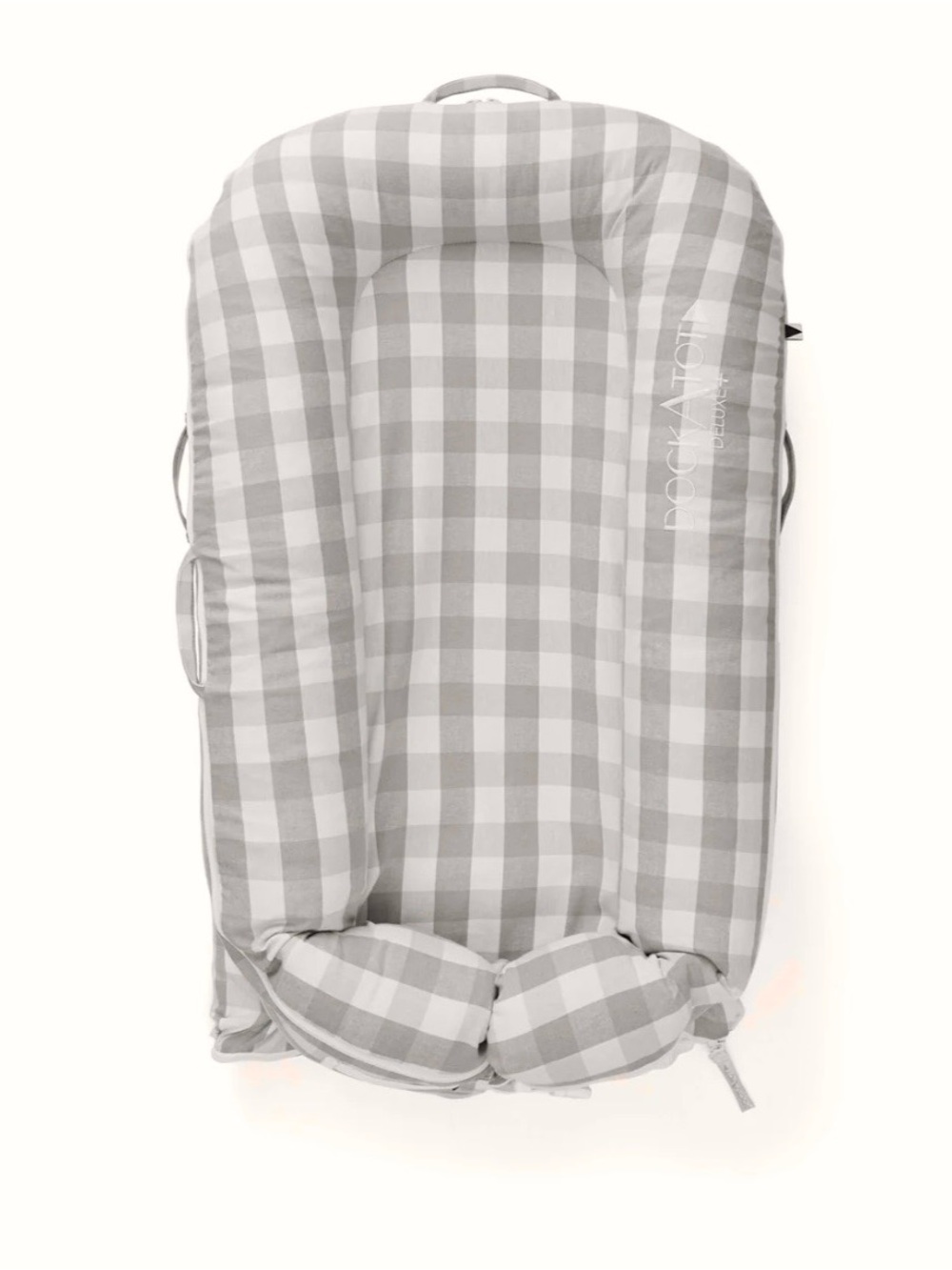 DockATot Deluxe+ Dock - Gray Gingham Cover ONLY